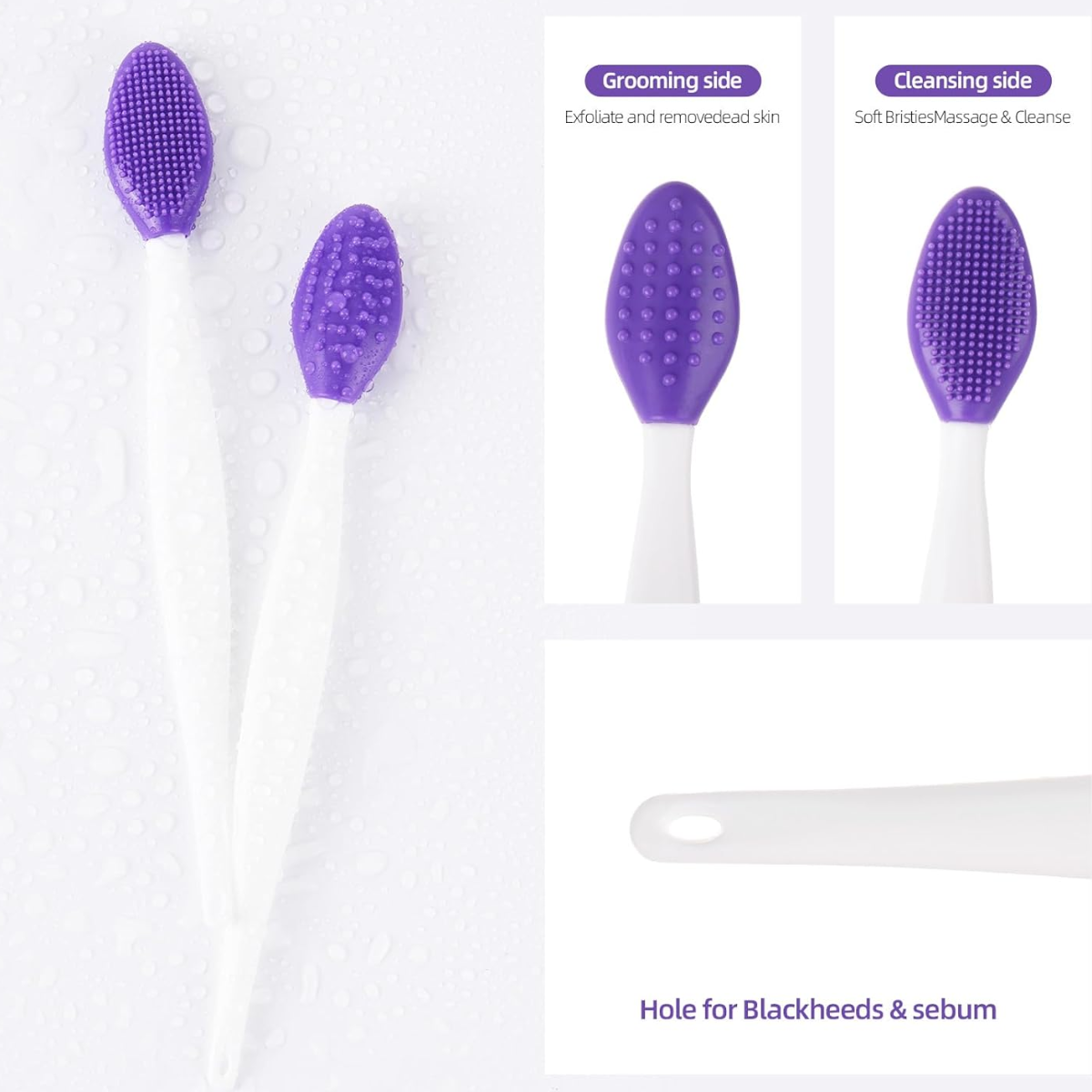 Best Silicone Exfoliating Lip Brush-1pc