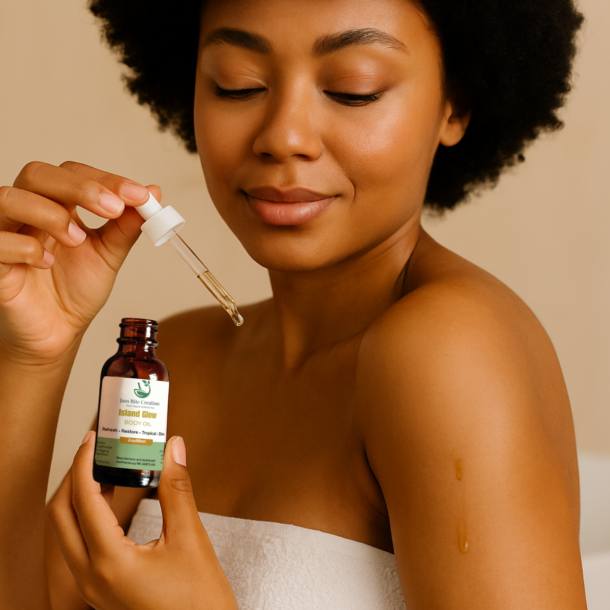 Radiant Velvet Glow and Island Glow Dry Body Oil-2oz
